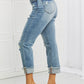 RISEN Full Size Leilani Distressed Straight Leg Jeans