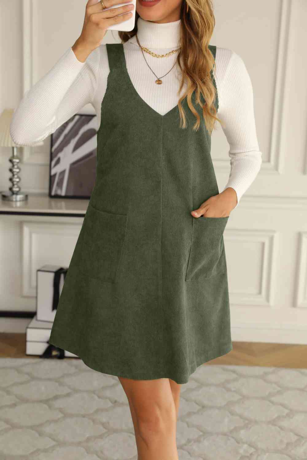 Overall Dress with Pockets